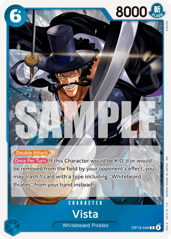One Piece Card Game Vista OP13 Carrying On His Will OP13-046