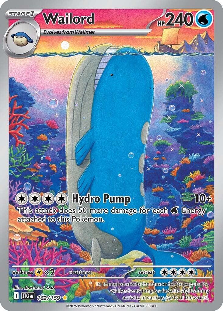 Pokemon TCG Wailord 162/159 Journey Together