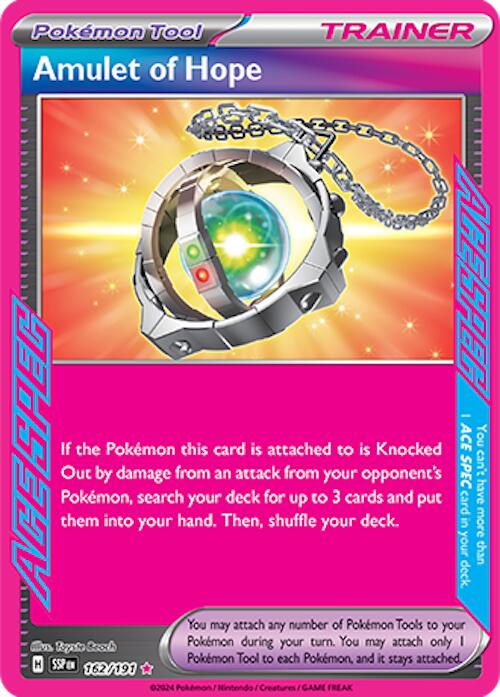 Pokemon TCG Amulet of Hope 162/191 Surging Sparks