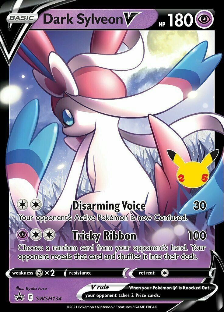 Pokemon TCG Dark Sylveon V SWSH134 Promo