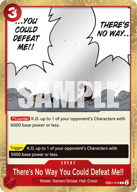 One Piece Card Game There's No Way You Could Defeat Me!! EB01 Memorial Collection EB01-010