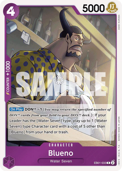 One Piece Card Game Bluno EB01 Memorial Collection EB01-033