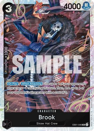 One Piece Card Game Brook EB01 Memorial Collection EB01-046