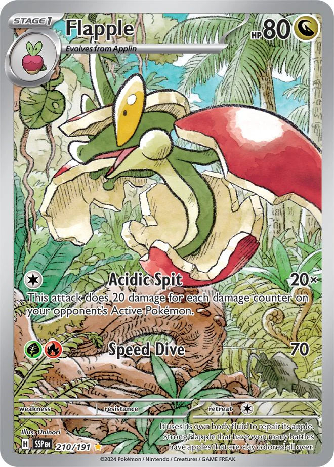 Pokemon TCG Flapple 210/191 Surging Sparks
