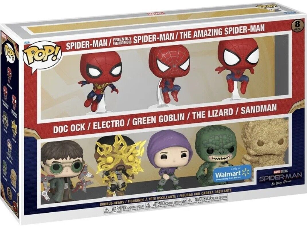 Funko POP! Marvel Spider - Man No Way Home 8 Pack Walmart Exclusive - 2Sis Collectibles