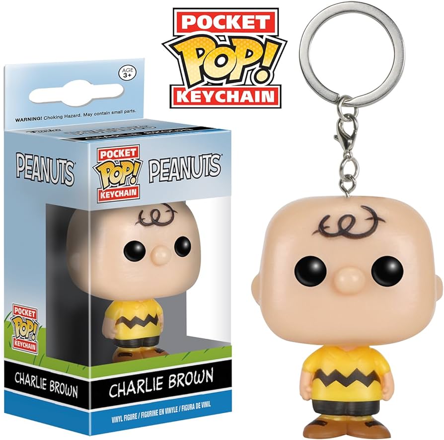 Funko POP! Peanuts Charlie Brown Pocket Keychain - 2Sis Collectibles