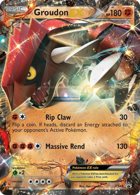 Pokemon TCG Groudon EX Promo XY42
