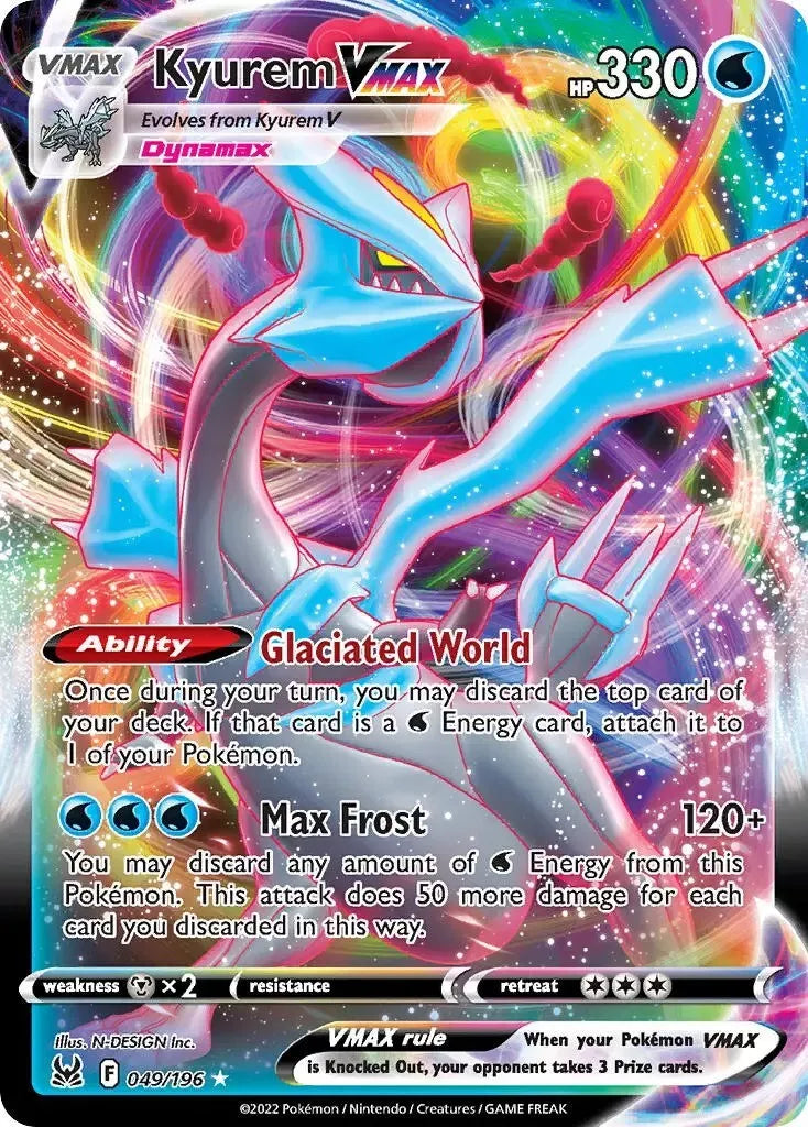 Pokemon TCG Kyurem VMAX 049/196 Lost Origin