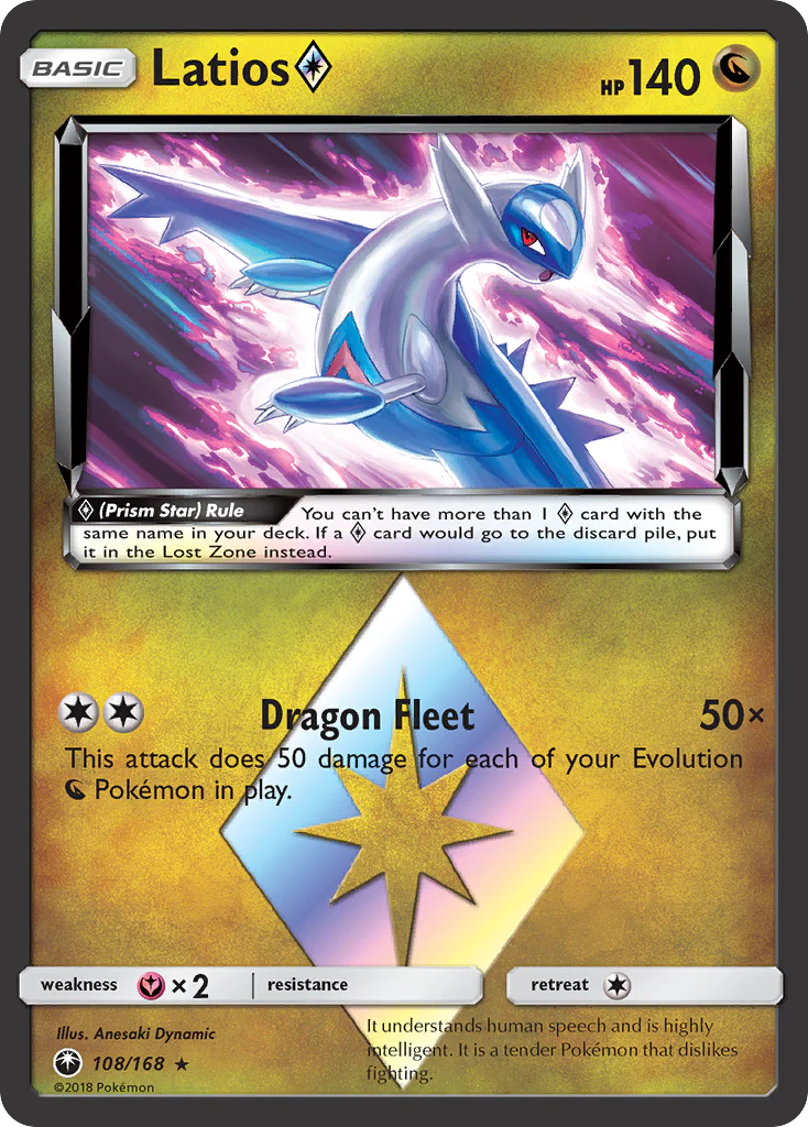 Pokemon TCG Latios 108/168 Celestial Storm