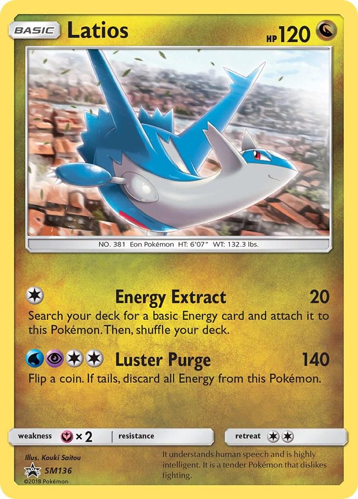 Pokemon TCG Latios SM136 Promo