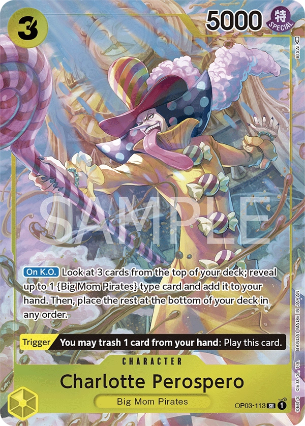 one piece card game pillars of strength card list One Piece Card Game Charlotte Perospero OP03 Pillars Of Strength OP03- – 2Sis Collectibles