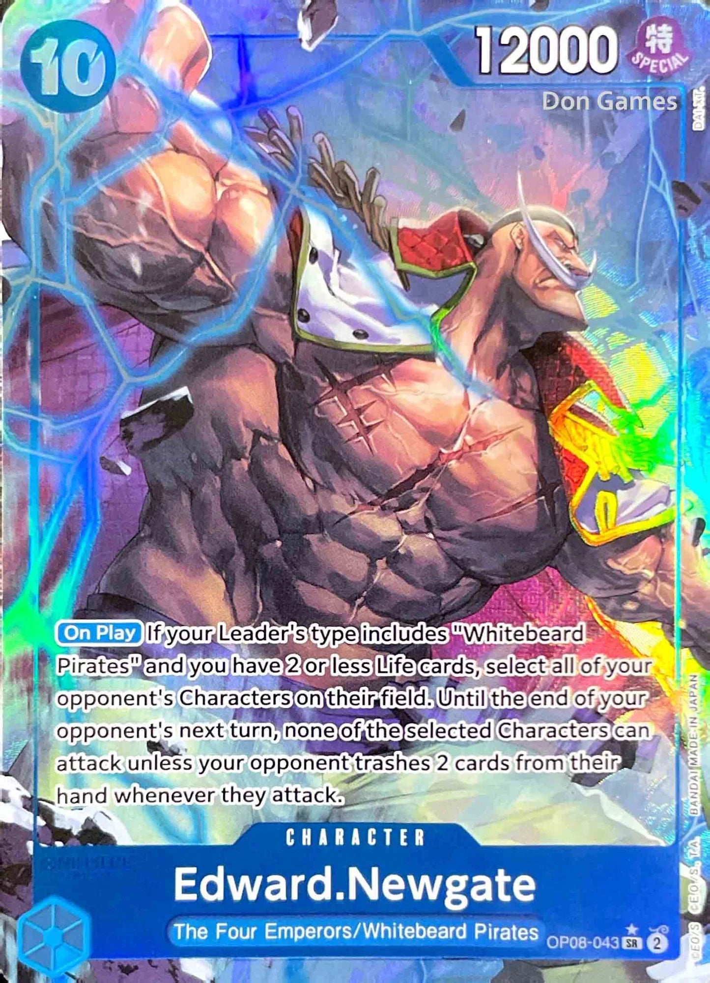 One Piece Card Game Edward.Newgate OP08 Two Legends OP08-043