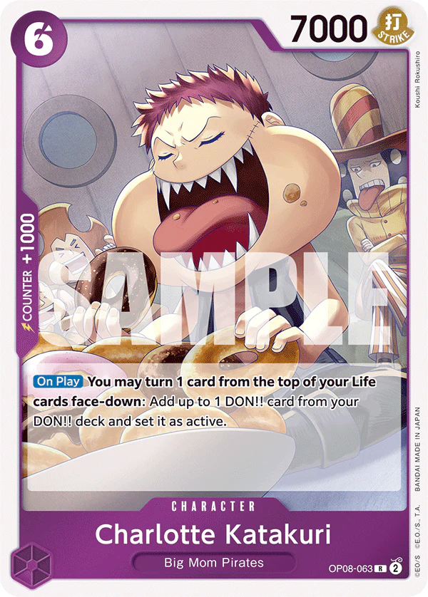 One Piece Card Game Charlotte Katakuri OP08 Two Legends OP08-063
