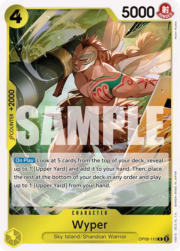 One Piece Card Game Wyper OP08 Two Legends OP08-110