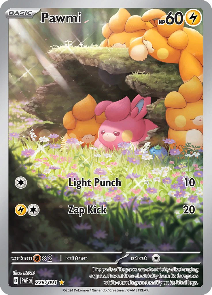 Pokemon TCG Pawmi 226/091 Paldean Fate