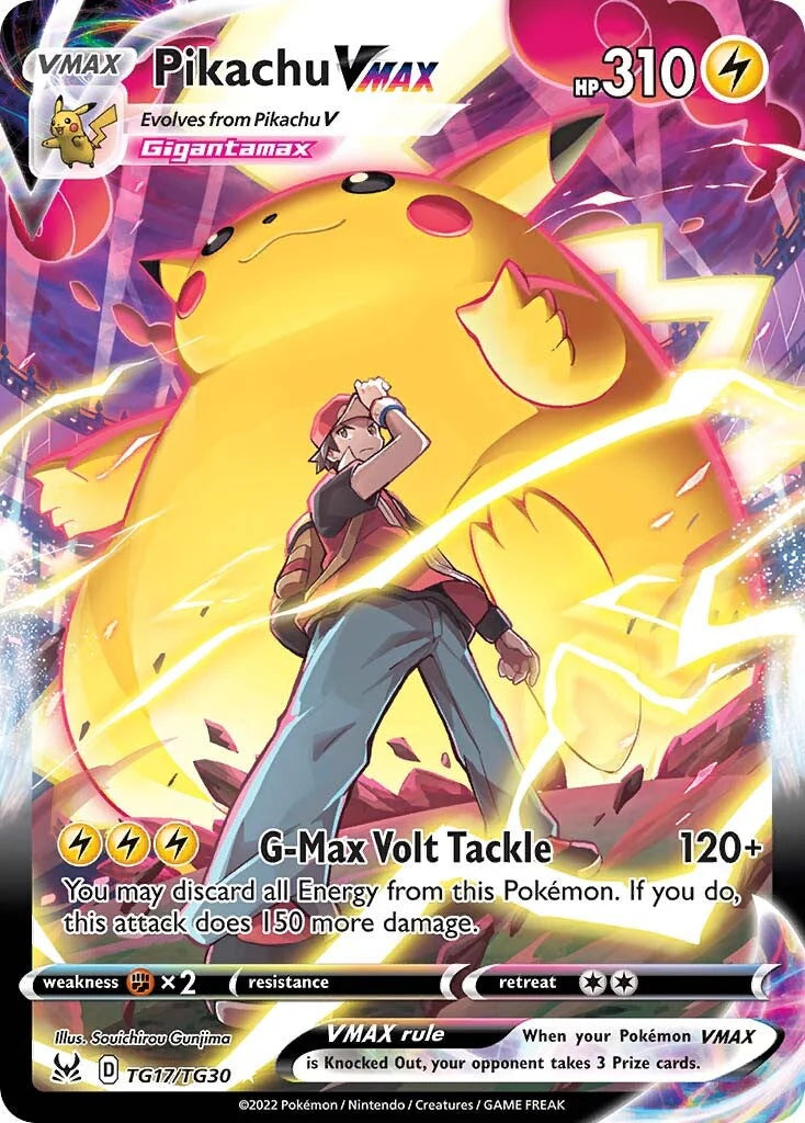 Pokemon TCG Pikachu VMAX TG17/TG30 Lost Origin