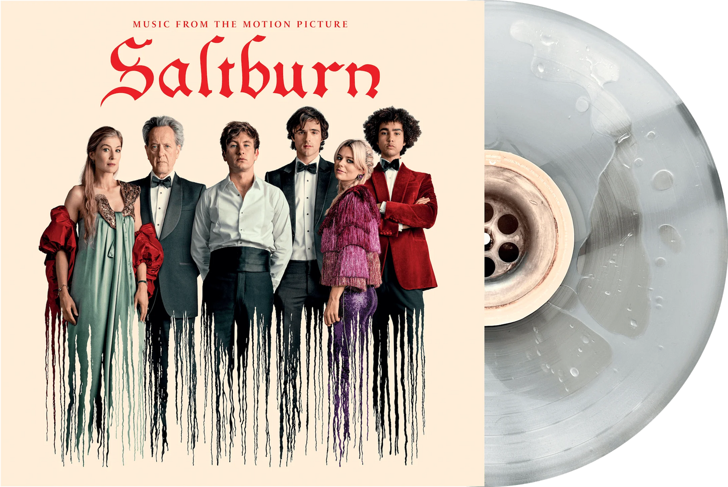 Vinyl Saltburn Motion Picture Soundtrack Bath Water Liquid Filled