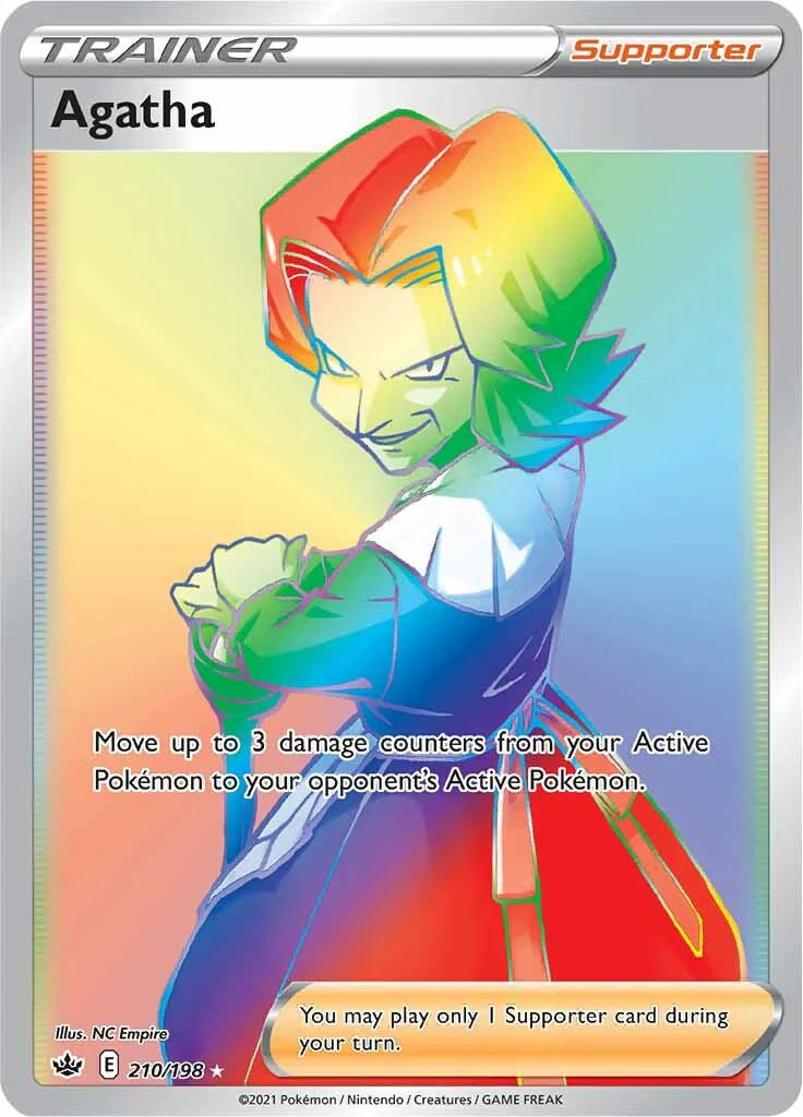 Pokemon TCG Agatha 210/198 Chilling Reign