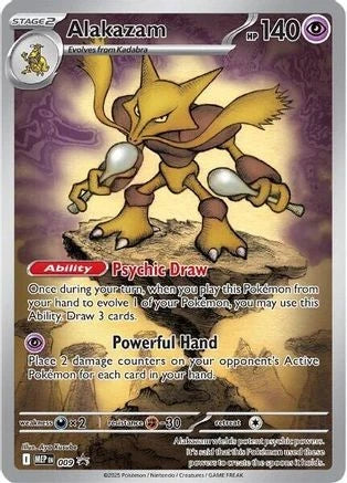 Pokemon TCG Alakazam EX MEP009 Promo