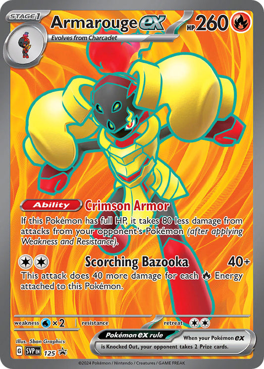 Pokemon TCG Armarouge EX SVP125 Promo