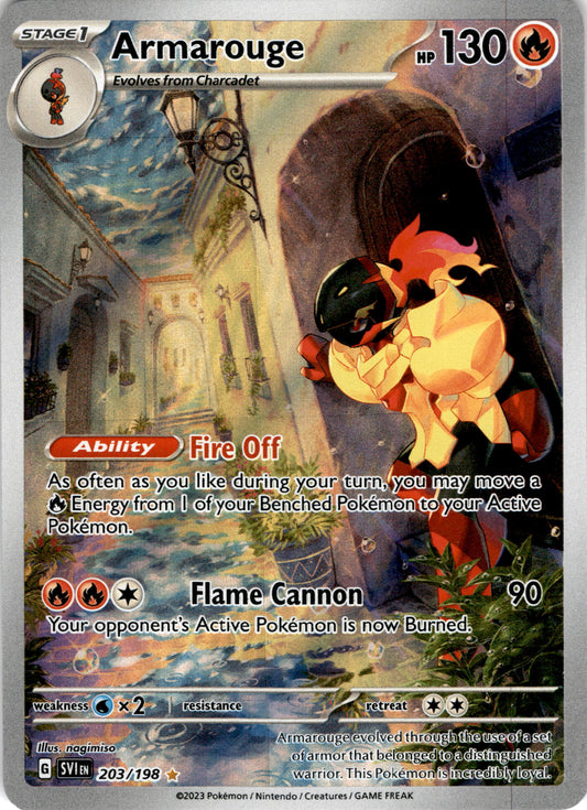 Pokemon TCG Armarouget 203/198 Scarlet & Violet