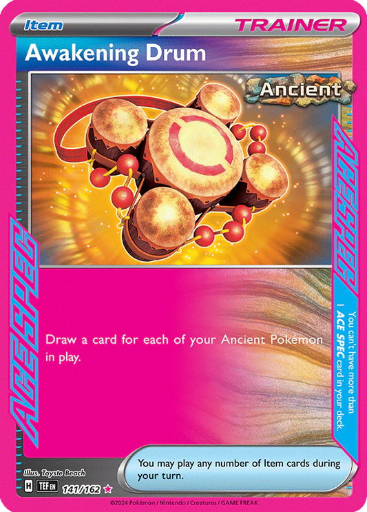 Pokemon TCG Awakening Drum 141/162 Temporal Forces