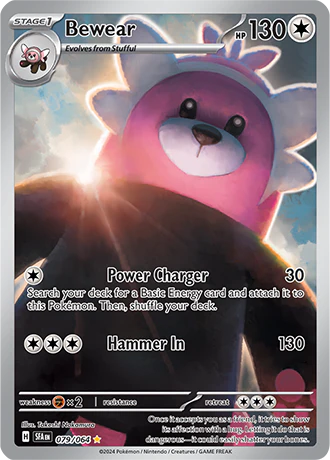 Pokemon TCG Bewear 079/064 Shrouded Fabel