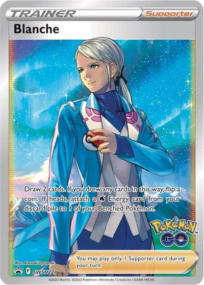 Pokemon TCG Blanche Full Art Trainer SWSH227 Promo