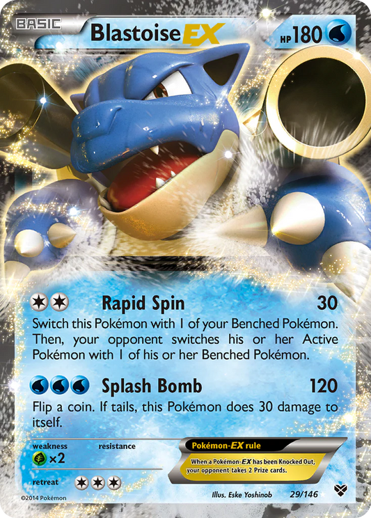 Pokemon TCG Blastoise EX 29/146 XY