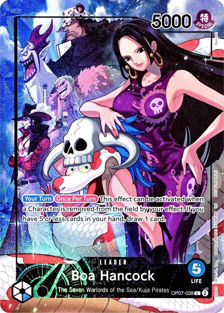 One Piece Card Game Boa Hancock OP07 2025 PSA Magazine Promo OP07-038