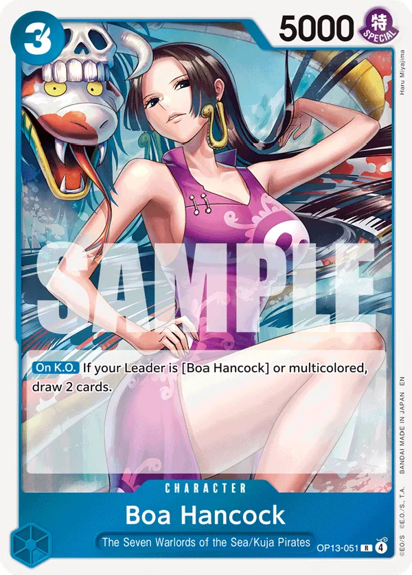 One Piece Card Game Boa Hancock OP13 Carrying On His Will OP13-051