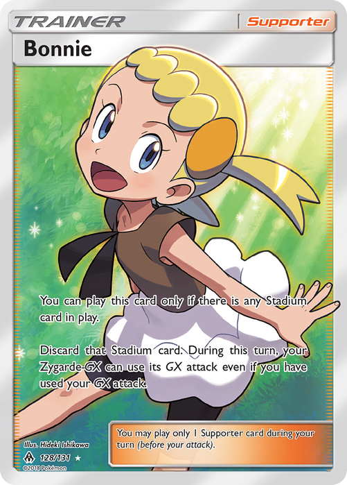Pokemon TCG Bonnie Full Art Trainer 128/131 Forbidden Light