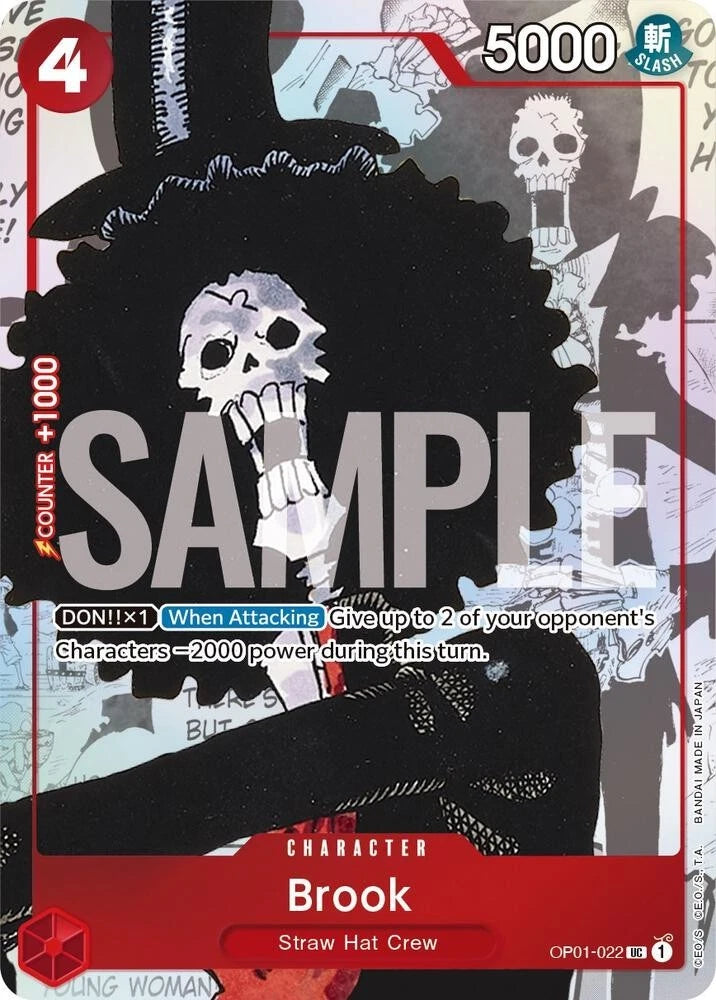 One Piece Card Game Brook OP01 25th Anniversary Premium Card Collection OP01-022