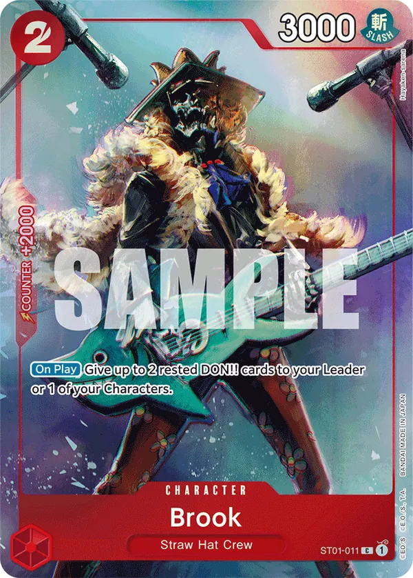 One Piece Card Game Brook ST01 Bandai Card Game Fest. 23-24 Edition ST01-011
