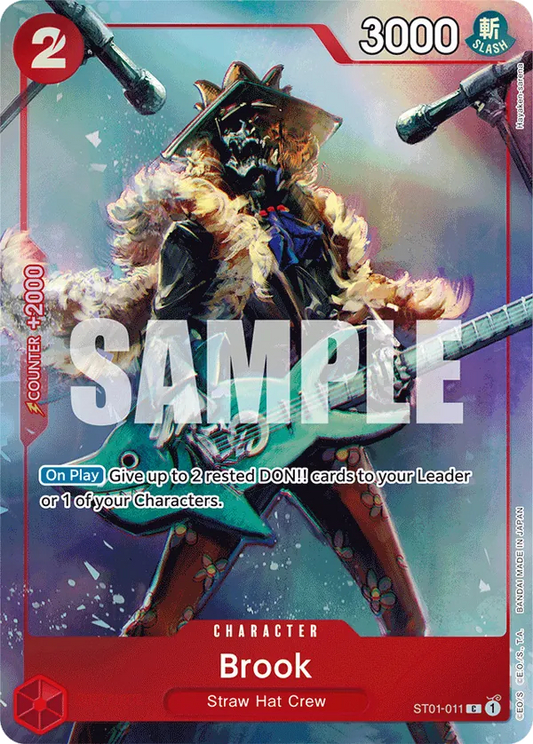One Piece Card Game Brook ST01 Bandai Card Game Fest. 23-24 Edition ST01-011
