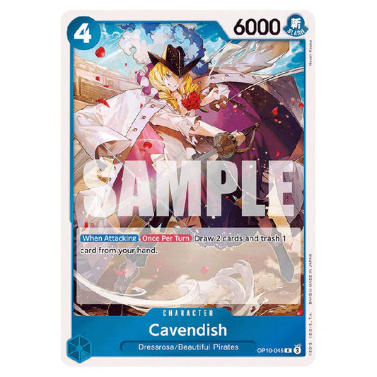 One Piece Card Game Cavendish OP10 Royal Blood OP10-045