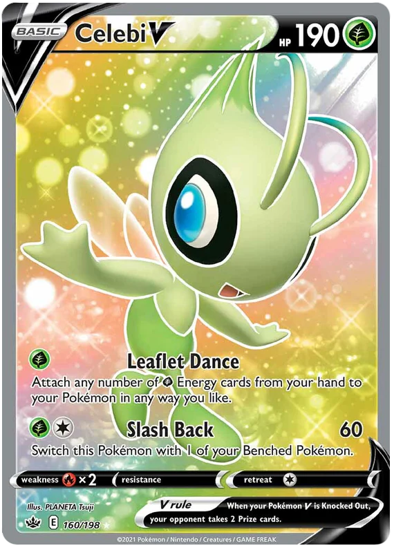 Pokemon TCG Celebi V 160/198 Chilling Reign