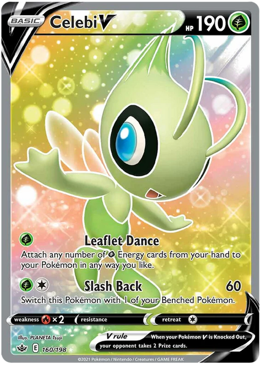 Pokemon TCG Celebi V 160/198 Chilling Reign