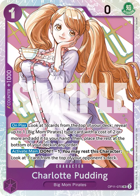 One Piece Card Game Charlotte Pudding OP11 A Fist of Divine Speed OP11-070