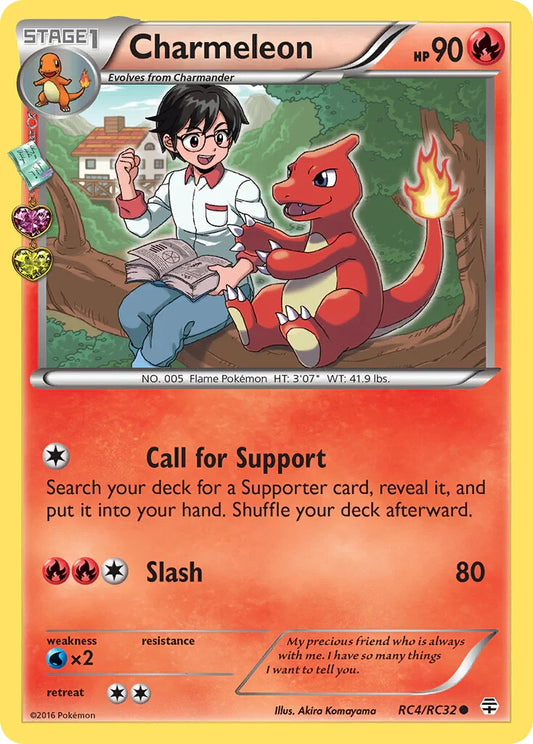 Pokemon TCG Charmeleon RC4/RC32 Radiant Collection