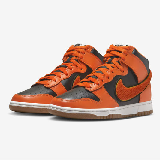 Sneakers Nike unk High Retro Chenille Swoosh Safety Orange