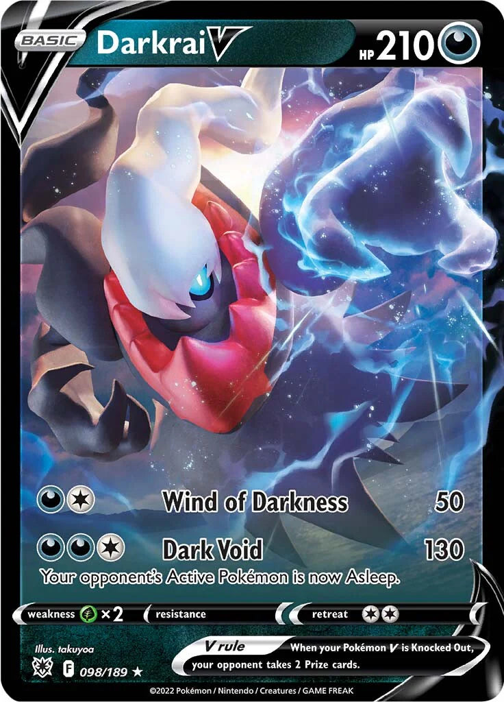 Pokemon TCG Darkrai V 098/189 Astral Radiance