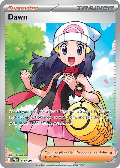 Pokemon TCG Dawn Full Art Trainer 118/094 Phantasmal Flame