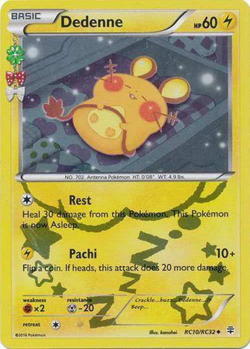 Pokemon TCG Dedenne RC10/RC32 Generations Radiant Collection