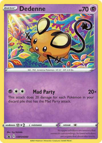 Pokemon TCG Dedenne SWSH080 Promo