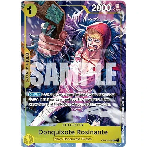 One Piece Card Game Donquixote Rosinante OP12 Illustration Box Vol.6 OP12-108