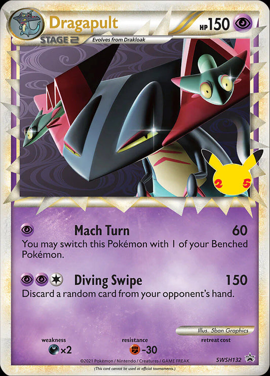 Pokemon TCG Dragapult SWSH132 Promo
