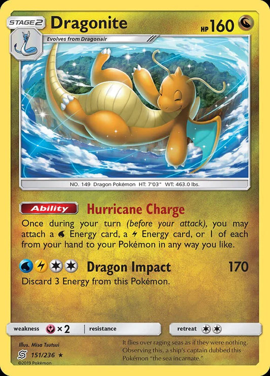 Pokemon TCG Dragonite 151/236 Unified Minds
