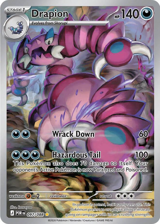 Pokemon TCG Drapion 097/088 Perfect Order