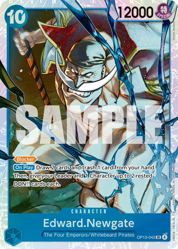 One Piece Card Game Edward.Newgate OP13 Carrying On His Will OP13-042